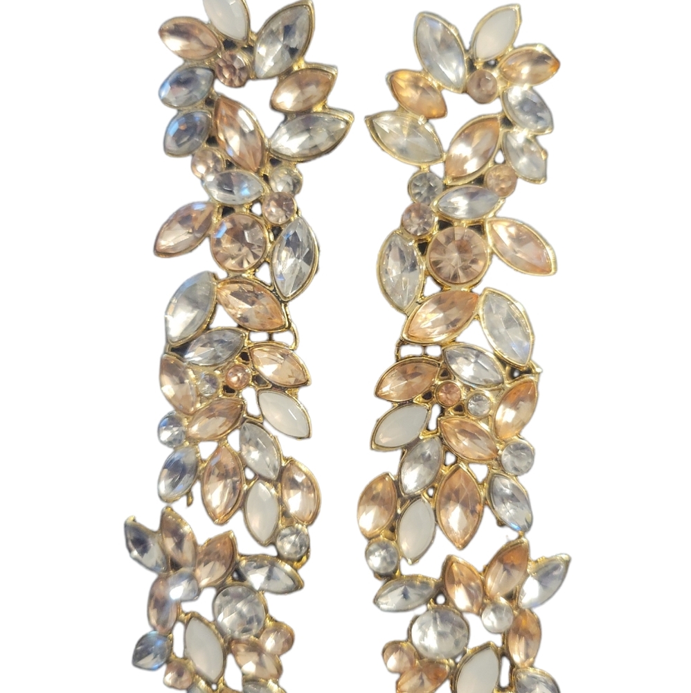Hanging Floral Drop Earrings